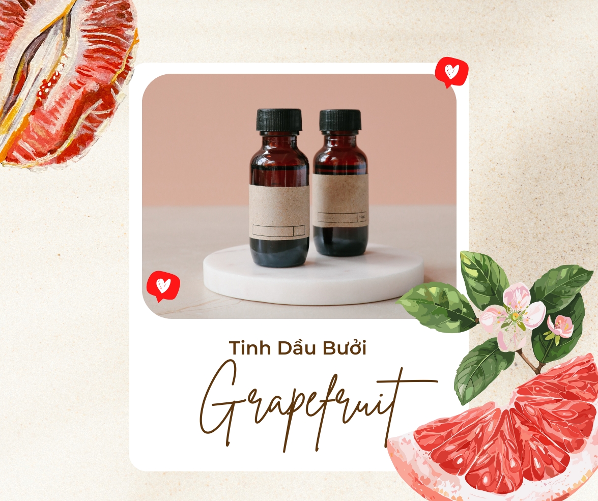 Tinh dầu bưởi kích thích mọc tóc, giảm rụng, nuôi dưỡng da đầu hiệu quả